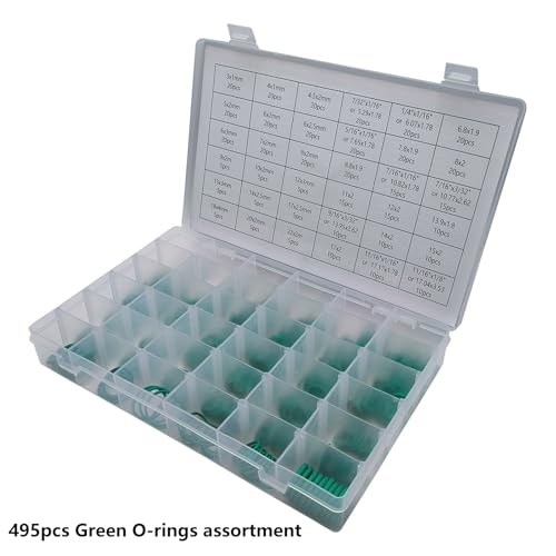 495pcs Grüne Gummi Ringe Sortiment Versiegelung Waschmaschinenleitungsdichtung 36 Größen Nitril Gummi Waschmaschine Ersatzringe Versiegelung Der Ringe Sortiment 495pcs Grüne Gummi Ringe Sortiment Versiegelung Waschmaschinenleitungsdichtung 36 Größen Nitril Gummi Waschmaschine Ersatzringe Versiegelung Der Ringe Sortiment von jojnsha