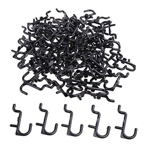 50 PCs/100 PCs Kunststoff Black Pegboard Hooks Kit Garage Tool Storage J Pass 1/4 "Löcher J Stil 50 PCs/100 PCs Kunststoff Black Pegboard Hooks Kit Garage Tool Storage J Pass 1/4 "Löcher J Stil von jojnsha