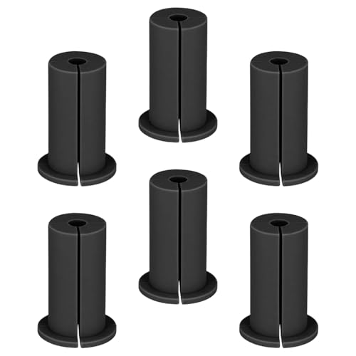 6PCS Kabel Routing Kits Router Ethernet Kabelschutz Ärmeln Wandlochabdeckung Wandbuchsting Grommet Easy Installation Draht Organisatoren von jojnsha