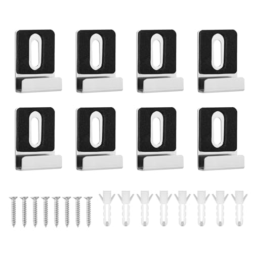 8pcs Edelstahlglas Hängende Clip Clip Glasmontage Hardware Mit Schrauben Und Wandankern Für Badezimmer Spiegel Hanging Clip 8pcs Edelstahlglas Hängende Clip Clip Glasmontage Hardware Mit Schrauben Und Wandankern Für Badezimmer Spiegel Hanging Clip von jojnsha