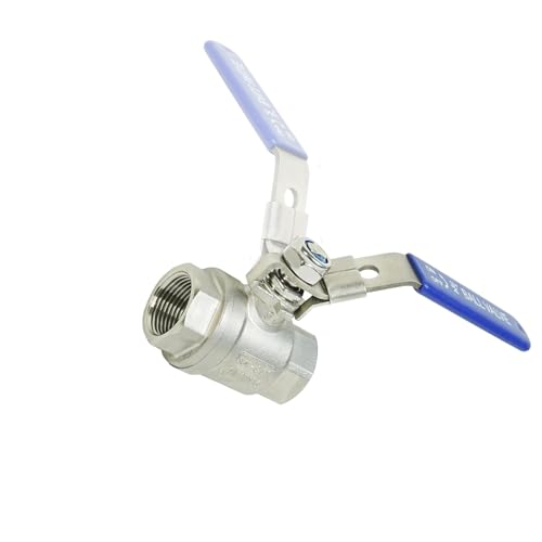 Edelstahl-Kugelhähne, Metallgewinde, Wasserrohr-Anschluss, 1,9 cm Gartenschlauch, Absperrventile, Wasserrohrverschraubung, Vollanschluss, Innengewindekugel Edelstahl-Kugelhähne, Metallgewinde, Wasserrohr-Anschluss, 1,9 cm Gartenschlauch, Absperrventile, Wasserrohrverschraubung, Vollanschluss, Innengewindekugel von jojnsha