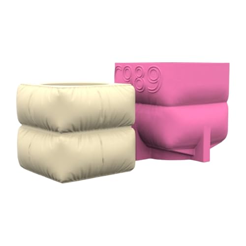 Elegante Quadratische Vase Gartentöpfe Schimmel Silikonform Robust von jojnsha