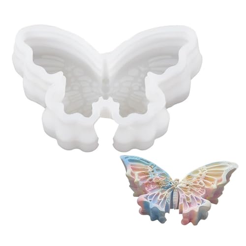 Kreativer Schmetterling Silikon Crafting Formen Dessert Formen Schmetterlingsform Backgeschoss Geschenk Für Backbegeisterte Kerzenherstellung Set von jojnsha
