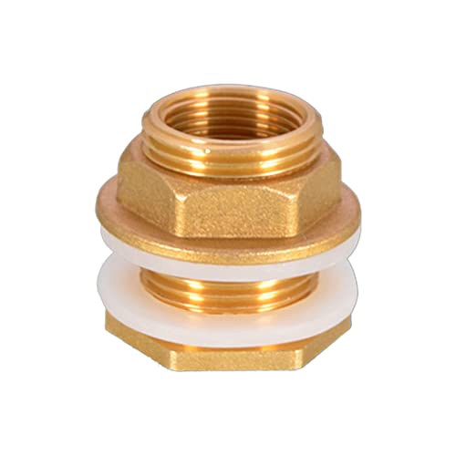 Lecksicht Kupferanpassung 1/2 "3/4" 1 Wasser Für Tankanschluss Mit Gummi Für Wasserturmbeckenfische Für PVC Rohranschlüsse von jojnsha