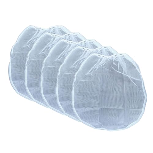 Packung Mit 5 Feinen Meshing Farbsiebsbeuteln Eimer Sieb Sieb Taschen Polyester Meshing Beutel Für Saubere Und Glatte Farbbearbeitung Wasserdichte Farbbeutel von jojnsha