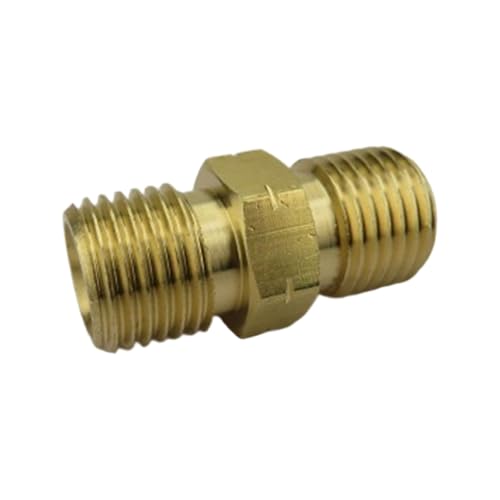 Praktische Kupfergasofenanschlüsse 3/8 Zoll 1/4 Zoll Linksgewinde Adapter Für Kochgeräte Außenkochgaskupfergasadapter Freien Bequem von jojnsha