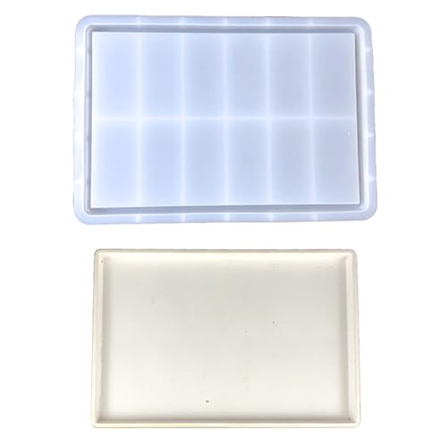 Quadratische Tassen Tablett Gussform Leicht Zu Reinigen Silikonform Vielseitige Untertassenform Form Handgefertigt Home Dekorationen von jojnsha