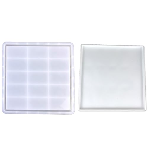 Quadratische Tassen Tablett Gussform Leicht Zu Reinigen Silikonform Vielseitige Untertassenform Form Handgefertigt Home Dekorationen Quadratische Tassen Tablett Gussform Leicht Zu Reinigen Silikonform Vielseitige Untertassenform Form Handgefertigt Home Dekorationen von jojnsha