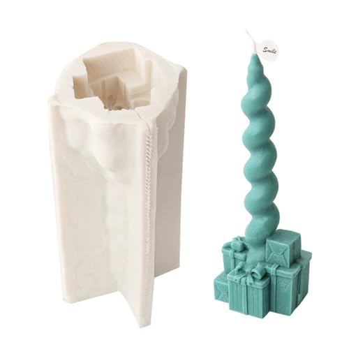 Silikonform Schneemann Elch Spiralen Säule Weihnachtsmann Baum Kristall Epoxidharz Formen Schokolade Seife Herstellung Harz Form von jojnsha