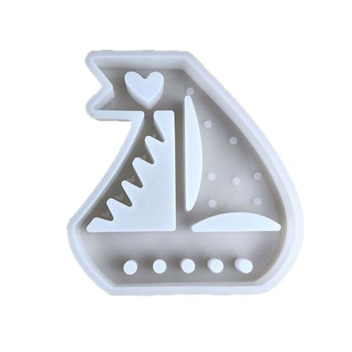 Silikonformen in Segelschiff-Form für Geldhalter, Teelichthalter, Heimdekoration, Epoxidharzherstellung von jojnsha