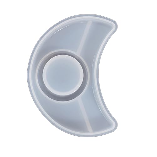 Sternmond Duftkerzenhalter Silikonform Kerzenstift Gips Formen Tisch Ornament Werkzeug Nicht Stick Behälter Harz von jojnsha