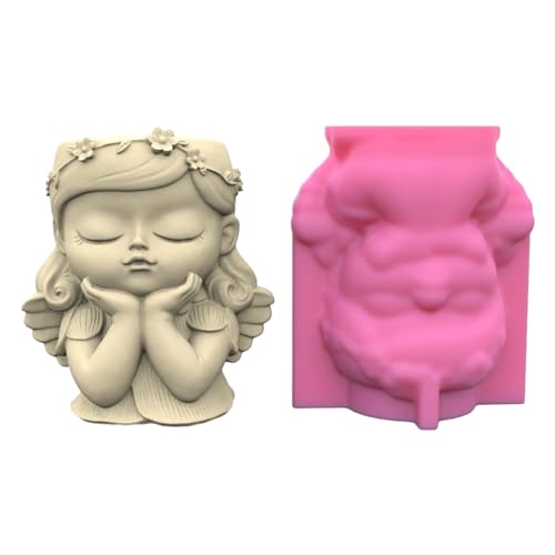 Süßes Mädchen Betonblüten Töpfe Form Saftige Pflanzer Vase Silikonform Kerzenstifthalter Form Epoxidharz Gips Form Süßes Mädchen Betonblüten Töpfe Form Saftige Pflanzer Vase Silikonform Kerzenstifthalter Form Epoxidharz Gips Form von jojnsha