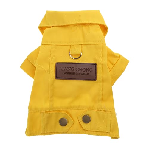 Tractions Cowboy-Mantel für Hunde, Herbst, Haustier, klein, schöne Haustierkleidung, Traktionen, Denim-Jacken für Herbst und Winter Tractions Cowboy-Mantel für Hunde, Herbst, Haustier, klein, schöne Haustierkleidung, Traktionen, Denim-Jacken für Herbst und Winter von jojnsha