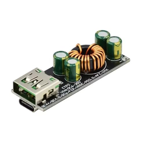 USB C Schnelllademodul Lademodul 60W Stromwandler Board DC6-35V auf PD3.0 QC4 MultiProtokoll kompatibel von jojnsha