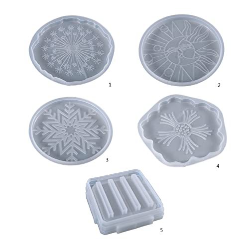 Untersetzer mit unregelmäßigem Blumenmuster, flexible Silikonform für einzigartige Tischdekorationen, einfach zu bedienen, Tassenmatte, lebensmittelechtes Silikon Untersetzer mit unregelmäßigem Blumenmuster, flexible Silikonform für einzigartige Tischdekorationen, einfach zu bedienen, Tassenmatte, lebensmittelechtes Silikon von jojnsha