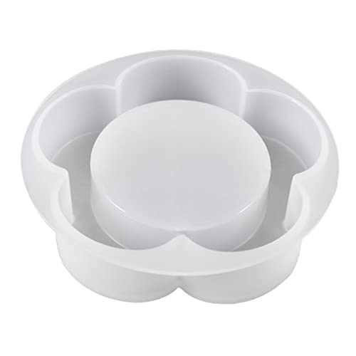 for Creative Holder Silikonform Blume Stern Windmühle Kerzenständer Form Kristall Epoxidharz Tablett Moul von jojnsha