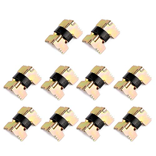 jojnsha 10 Stück selbstsicherndes Klappscharnier, federbelastete Scharniere, kleine Schachtel, Hardware für Brillen, Etuis, Schmuck, Holzkiste jojnsha 10 Stück selbstsicherndes Klappscharnier, federbelastete Scharniere, kleine Schachtel, Hardware für Brillen, Etuis, Schmuck, Holzkiste von jojnsha
