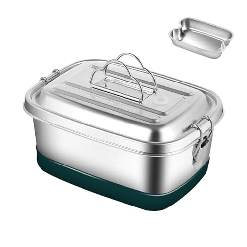 jojnsha Edelstahl Lunchschachtel Mit Fächern Und Lecksof Lebensmittel Aufbewahrungsbehälter Segmentiertes Geschirr Für Den Täglichen Gebrauch Schulessen Bentos Box jojnsha Edelstahl Lunchschachtel Mit Fächern Und Lecksof Lebensmittel Aufbewahrungsbehälter Segmentiertes Geschirr Für Den Täglichen Gebrauch Schulessen Bentos Box von jojnsha