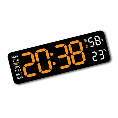 jojnsha Einstellung Helligkeit LED Digitale Wanduhr Mit Temperaturanzeige Und 2 Alarme Speicherfunktion Für Home Oder Office LED Digitaler Tisch Wecker jojnsha Einstellung Helligkeit LED Digitale Wanduhr Mit Temperaturanzeige Und 2 Alarme Speicherfunktion Für Home Oder Office LED Digitaler Tisch Wecker von jojnsha