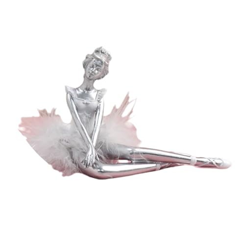 jojnsha Elegante Ballerinas Statue Balletttänzer Skulpturharze Figur Orumament Für Home Office Tischplatte Und Bücherregal Dekore Elegante Ballettfigur von jojnsha
