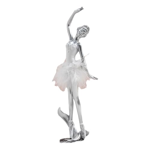 jojnsha Elegante Ballerinas Statue Balletttänzer Skulpturharze Figur Orumament Für Home Office Tischplatte Und Bücherregal Dekore Elegante Ballettfigur von jojnsha
