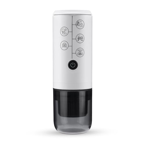 jojnsha Espresso-Gerät mit einfacher Bedienung und Temperaturregelung, tragbare elektrische Kaffeemaschine, Textur für Heimkaffeemaschine von jojnsha