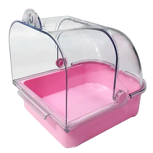 jojnsha Hangable Vogelbadwanne Für Sittiche Käfig Badebecken Klares Duschbad Für Kleine Mittelgroße Vogelkäfer Decors Vogelbadbecken jojnsha Hangable Vogelbadwanne Für Sittiche Käfig Badebecken Klares Duschbad Für Kleine Mittelgroße Vogelkäfer Decors Vogelbadbecken von jojnsha