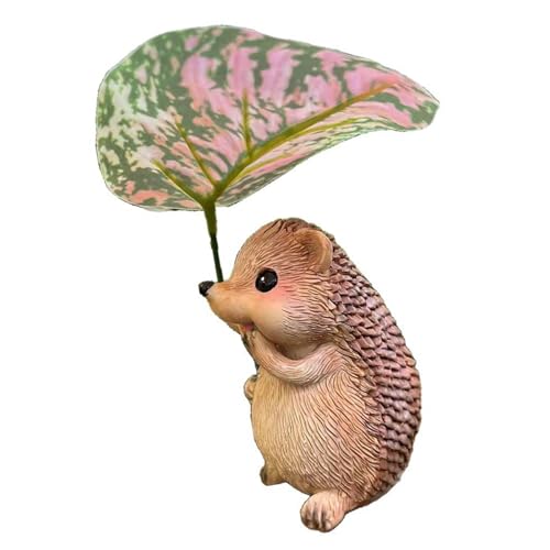 jojnsha Harze Igel Skulptur Lustige Igel halten Blatt Figur für Garten Landschaft Zuhause Schreibtisch Dekoration Geschenk Ornament Igel Sammlerstücke jojnsha Harze Igel Skulptur Lustige Igel halten Blatt Figur für Garten Landschaft Zuhause Schreibtisch Dekoration Geschenk Ornament Igel Sammlerstücke von jojnsha