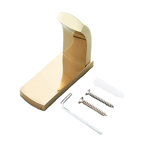 jojnsha Heavy Duty Robe Messing Kleiderbleiderbügel Mehrzweckwand Single Haken Goldtuchhalter Badezimmer Hardware Haken Rack Moderne Schwarze Hardware Dekorativ von jojnsha