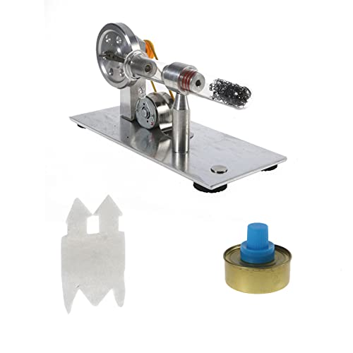 jojnsha Hot Air Stirling Motormotor Modell Bildungsspielzeug Elektrizität Generator Wissenschaftliche Experiment Unterricht Requisiten Stirling Motorgenerator Modell von jojnsha