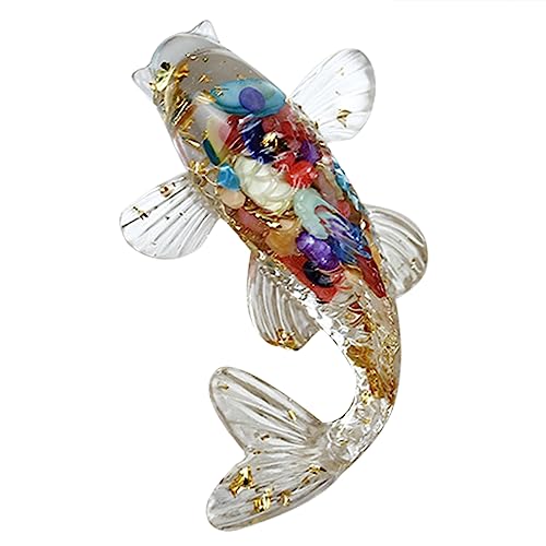jojnsha Künstliche Fisch-Ornamente, natürliche Kristallfiguren, Harzstatue, Schreibtisch, Auto, Zuhause, Büro, Dekoration, Freund, Geschenk, Kristall jojnsha Künstliche Fisch-Ornamente, natürliche Kristallfiguren, Harzstatue, Schreibtisch, Auto, Zuhause, Büro, Dekoration, Freund, Geschenk, Kristall von jojnsha
