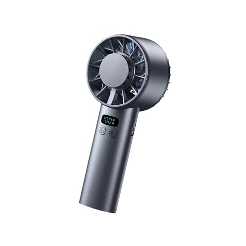 jojnsha Leiser Ventilator, digitales Display, USB-Ventilator, leistungsstark, 5200 mAh, tragbar, Nachttisch, geeignet für Schlafzimmer, Büro und Schule, tragbar, wiederaufladbar über USB jojnsha Leiser Ventilator, digitales Display, USB-Ventilator, leistungsstark, 5200 mAh, tragbar, Nachttisch, geeignet für Schlafzimmer, Büro und Schule, tragbar, wiederaufladbar über USB von jojnsha