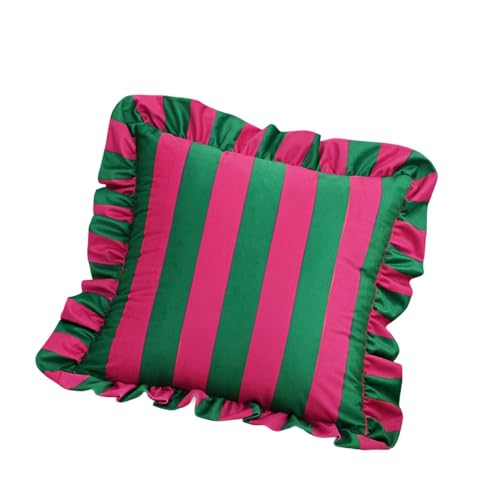 jojnsha Mode Gekräuselte Kanten Werfen Kissengehäuse Ästhetik Gestreiftes Muster Quadratische Kissenabdeckung Für Bettsofa Dekoration Accessoire Ruffled Edge Kissenbezug jojnsha Mode Gekräuselte Kanten Werfen Kissengehäuse Ästhetik Gestreiftes Muster Quadratische Kissenabdeckung Für Bettsofa Dekoration Accessoire Ruffled Edge Kissenbezug von jojnsha