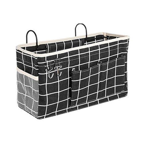 jojnsha Nachttisch-Organizer-Taschen für Bücher und Zubehör, Fernbedienungshalter, hängende Aufbewahrungstasche für Schlafzimmer, Fernbedienungshalter jojnsha Nachttisch-Organizer-Taschen für Bücher und Zubehör, Fernbedienungshalter, hängende Aufbewahrungstasche für Schlafzimmer, Fernbedienungshalter von jojnsha