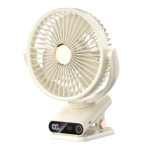 jojnsha Oszillierender Clip Lüfter USB Wieder Aufladen 5 Einstellbare Geschwindigkeiten Leichtes Tragbares Kühlgerät Für Computer Car USB Clip Lüfter Für Office Desk jojnsha Oszillierender Clip Lüfter USB Wieder Aufladen 5 Einstellbare Geschwindigkeiten Leichtes Tragbares Kühlgerät Für Computer Car USB Clip Lüfter Für Office Desk von jojnsha