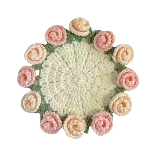 jojnsha Rosenstrauß-Untersetzer-Set, Blumenuntersetzer, Starter für Heimdekoration, Rosenstrauß, Blumenstarter jojnsha Rosenstrauß-Untersetzer-Set, Blumenuntersetzer, Starter für Heimdekoration, Rosenstrauß, Blumenstarter von jojnsha