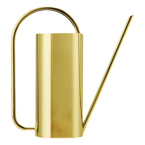 jojnsha Rostfeste Zimmerpflanze Gießen 51 Unzen Metallkonstruktion Mit Modernem Design Und Präziser Langer Auslauf Zum Pflanzen Verwenden Gartenbewässerungsinstrument von jojnsha