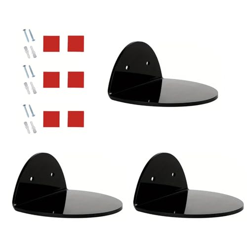 jojnsha Set Von 3 Klaren Acryl Schwimmenden Regalen Dekoration Für Babyphonitore Und Lautsprecher Wandmontage Easy Installation Wall Router Rack jojnsha Set Von 3 Klaren Acryl Schwimmenden Regalen Dekoration Für Babyphonitore Und Lautsprecher Wandmontage Easy Installation Wall Router Rack von jojnsha