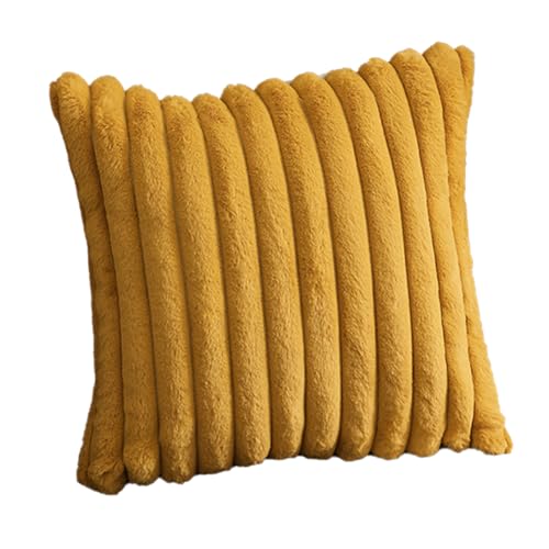 jojnsha Strukturierter Überwurf-Kissenbezug, weicher Plüsch-Kissenbezug, für Weihnachten, Dekoration, 1 Kissenbezug von jojnsha