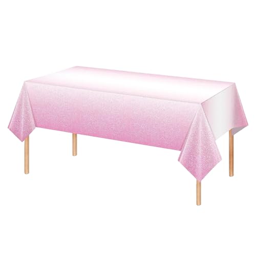 jojnsha Tischdecke, wasserfest, Party-Tischdecke für Geburtstage und Hochzeiten, Party-Dekoration in Farbverlauf, Einweg-Tischdecke, wasserdicht von jojnsha