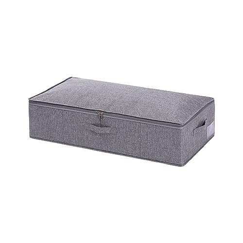 jojnsha Unterbett-Aufbewahrungstasche, Stoff, waschbar, hoch atmungsaktiv, faltbar, für Stoffdecken, Decken, Bettwäsche, Steppdecken, Bettdecken, Unterbettkleidung, Aufbewahrungstaschen jojnsha Unterbett-Aufbewahrungstasche, Stoff, waschbar, hoch atmungsaktiv, faltbar, für Stoffdecken, Decken, Bettwäsche, Steppdecken, Bettdecken, Unterbettkleidung, Aufbewahrungstaschen von jojnsha