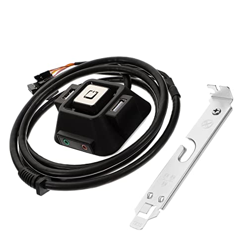 jojofuny Externer Pc Netzschalter Mit USB Audio ATX Desktop Computer Power Button Verlängerungskabel Für Einfachen Fernstart Robustes Design Für Zuverlässigkeit Für Zuhause Büro Und jojofuny Externer Pc Netzschalter Mit USB Audio ATX Desktop Computer Power Button Verlängerungskabel Für Einfachen Fernstart Robustes Design Für Zuverlässigkeit Für Zuhause Büro Und von jojofuny