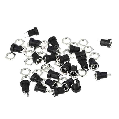 jojofuny Stücke Dc Power Anschlüsse 5 5 * 2 1mm Dc Power Steckdosen Metall Kunststoff BAU Sichere Verwendung von jojofuny