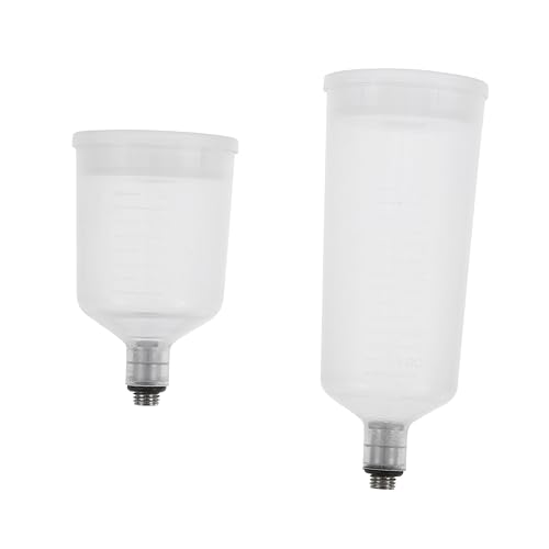jojofuny 1 Satz Airbrush Farbbehälter Austauschbare Zerlegbare Sprühbecher Für Professionelle Anwendungen Für Autolacke Leicht Zu Reinigen Und Langlebig 2 Stücke jojofuny 1 Satz Airbrush Farbbehälter Austauschbare Zerlegbare Sprühbecher Für Professionelle Anwendungen Für Autolacke Leicht Zu Reinigen Und Langlebig 2 Stücke von jojofuny