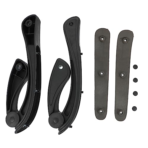 jojofuny 1 Satz Aktivierbare Armlehnen für Bürostühle Verstellbare Handgriffe Ergonomisches Design für Komfort und im Büro und Zuhause von jojofuny