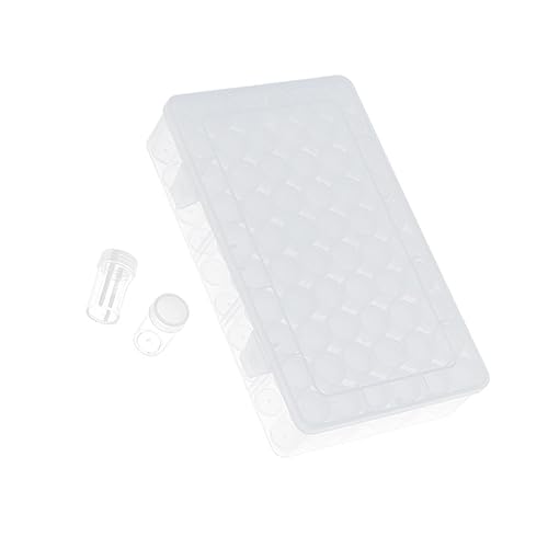 jojofuny 1 Satz Aufbewahrungsbox mit Fächern für Perlen Strass Nagelkunst Umweltfreundliche Stapelbare Organizer Box Robustem für Projekte von jojofuny