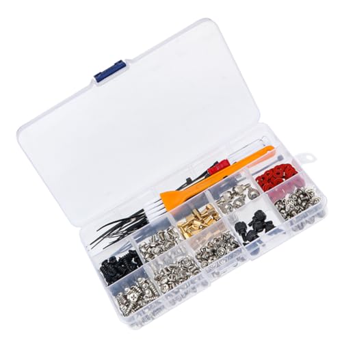 jojofuny Computer-schraubensortiment 330-teilig Inkl. Schrauben Unterlegscheiben Und Werkzeug Für Die Reparatur Und Wartung des Pcs jojofuny Computer-schraubensortiment 330-teilig Inkl. Schrauben Unterlegscheiben Und Werkzeug Für Die Reparatur Und Wartung des Pcs von jojofuny
