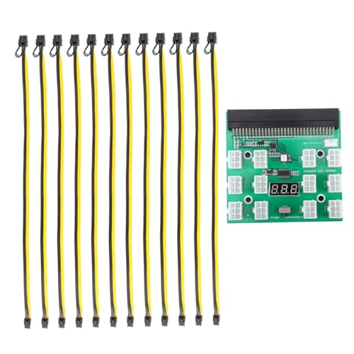 jojofuny 12-v-gpu-Mining-Adapter 8-polig Auf 6-polig Stromkabel Für Den Austausch Der Server-stromversorgung jojofuny 12-v-gpu-Mining-Adapter 8-polig Auf 6-polig Stromkabel Für Den Austausch Der Server-stromversorgung von jojofuny
