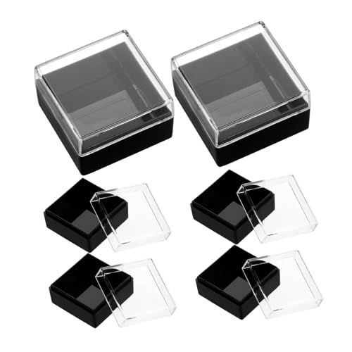 jojofuny 1 Satz Muster Vitrine Zeigen Mineral Anzeige Klein Aufbewahrungsboxen Für Probenhalter Aus Acryl Übersichtliche Vitrinen Musterkoffer Probenbehälter Black 6 Stück jojofuny 1 Satz Muster Vitrine Zeigen Mineral Anzeige Klein Aufbewahrungsboxen Für Probenhalter Aus Acryl Übersichtliche Vitrinen Musterkoffer Probenbehälter Black 6 Stück von jojofuny