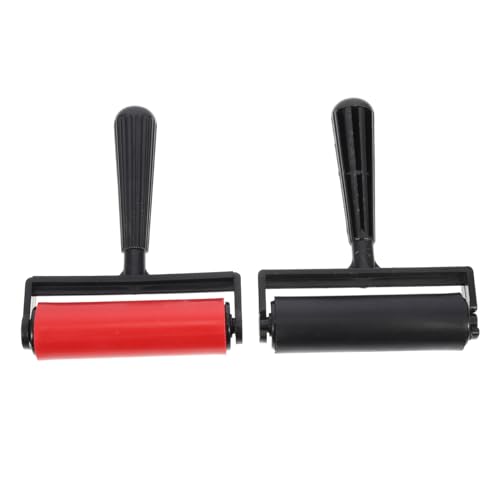 jojofuny 1 Satz Roller -tinten -Werkzeug Kunst Drücken Zeichnung Diamanten Rollen Diamond Dot Roller Druckwalze Herstellung Plastik 2 Stück von jojofuny